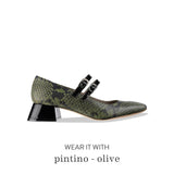 scarf reversible 70141 - olive