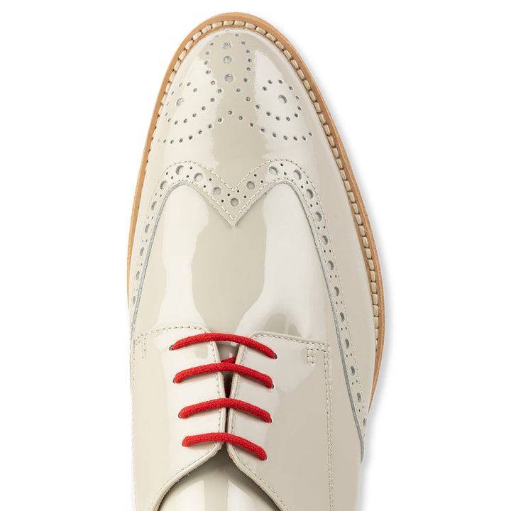 shoe laces - red