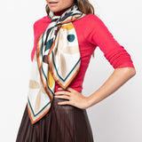 scarf 11479 - brown