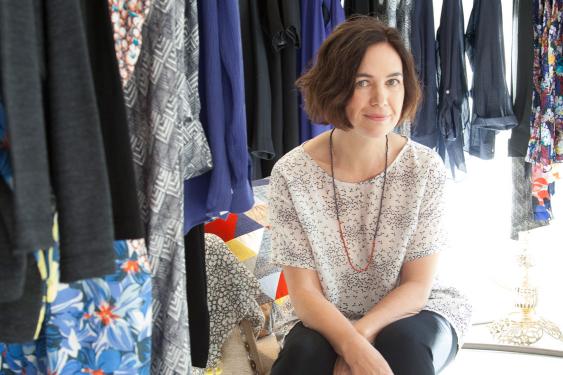 Talking shoes with Megan Park for MSFW