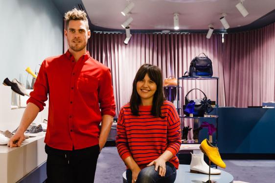 Talking shoes with Marsha Golemac and David Flack