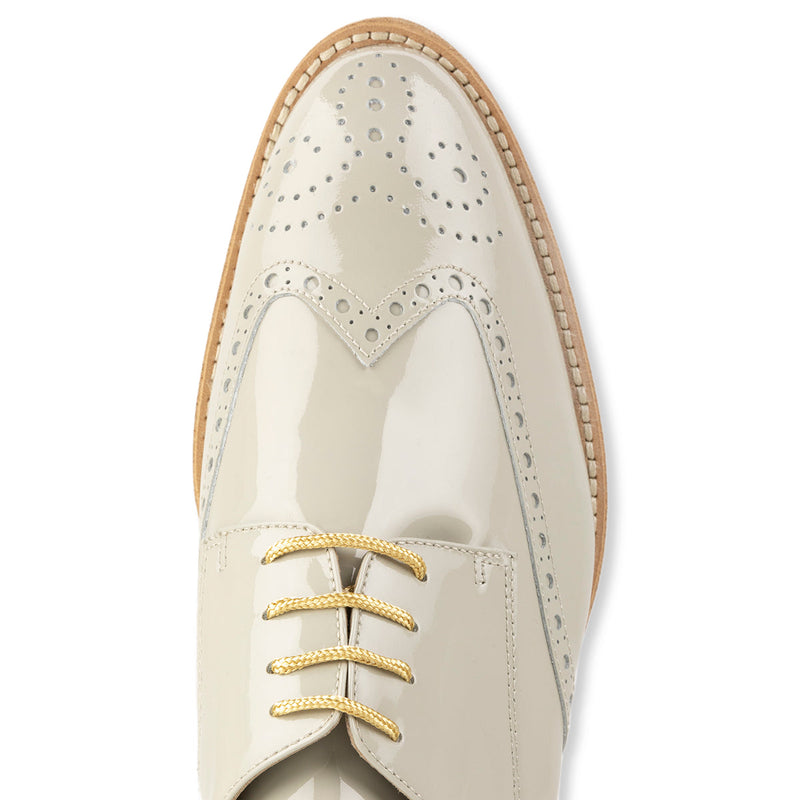 shoe laces - gold