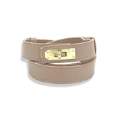 adjustable belt - nude