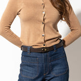 adjustable belt - brown