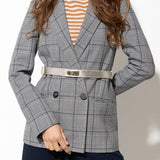 adjustable belt - silver