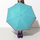 brolly mini - green stripes