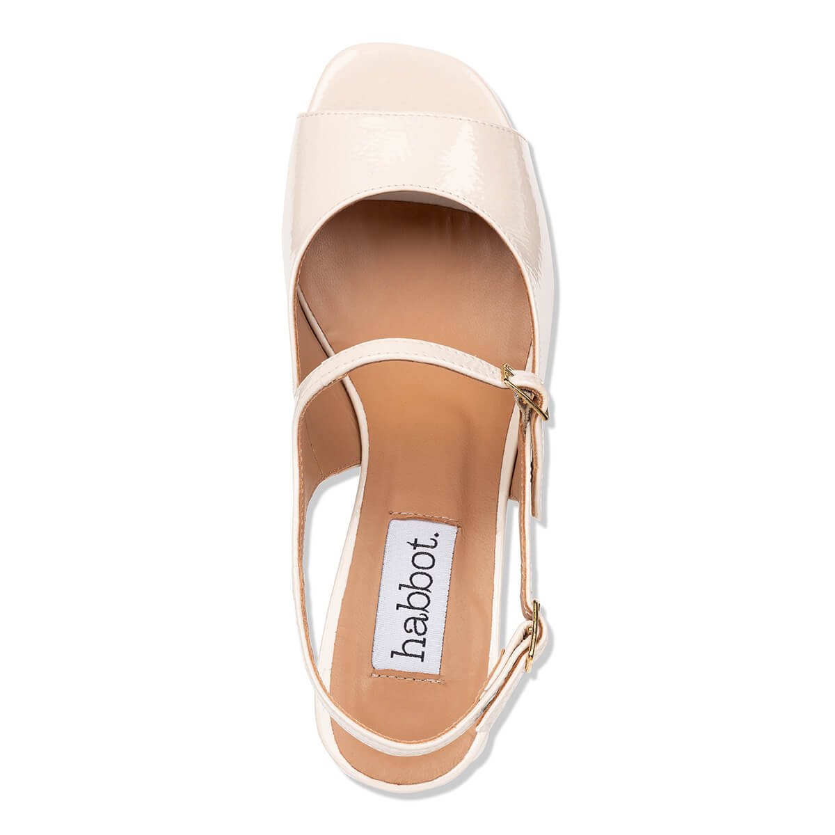 Cherie_Y【美品】the urban blance women's white heel - Italian leather - 'camelie' | habbot