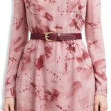 cerchio belt - burgundy