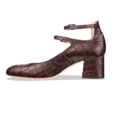 elba - brown croc