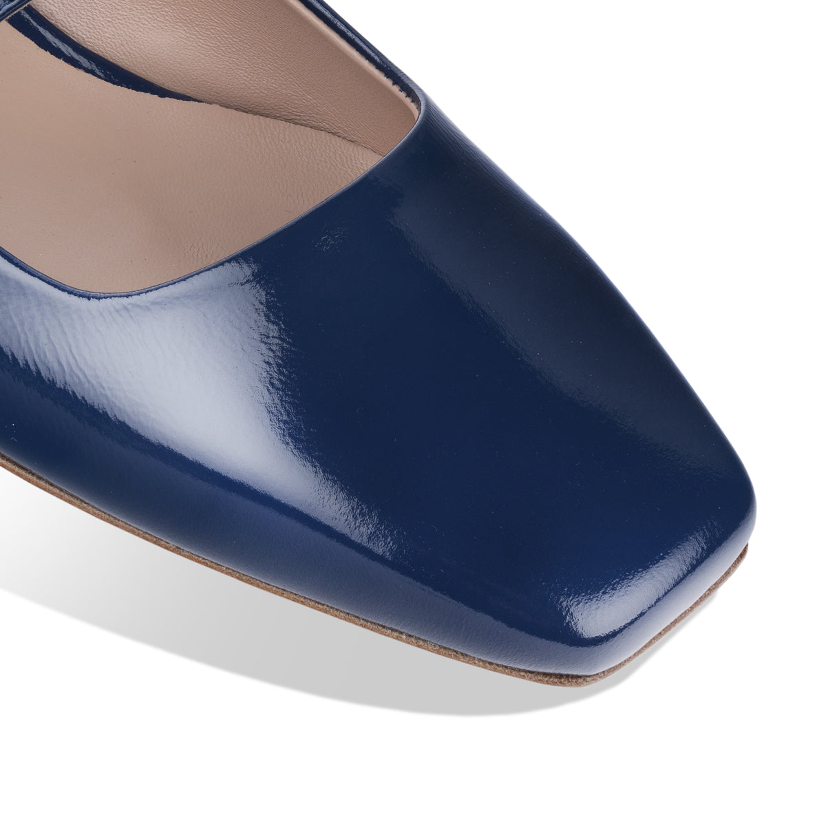 women's blue mary-janes - Italian leather - 'equi' | habbot