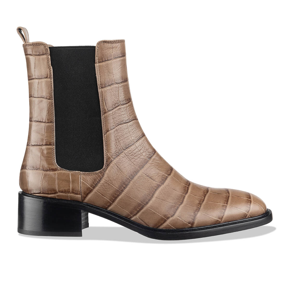 Kani Brown Raffia Heeled Boot main image 1