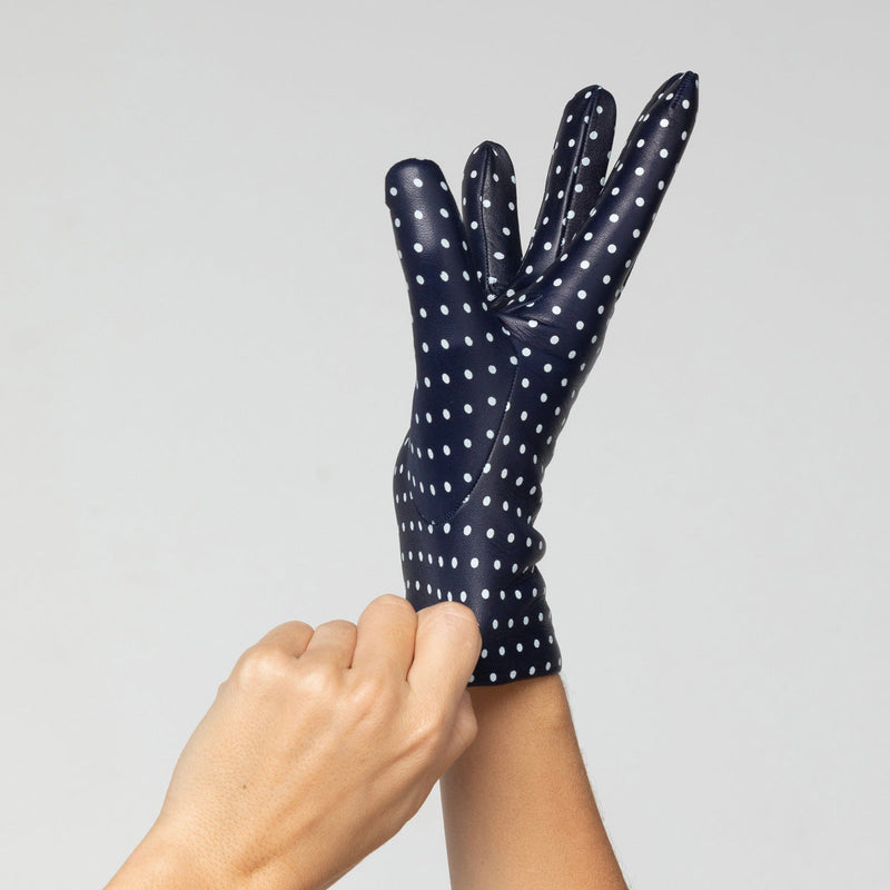 glovely - navy spot