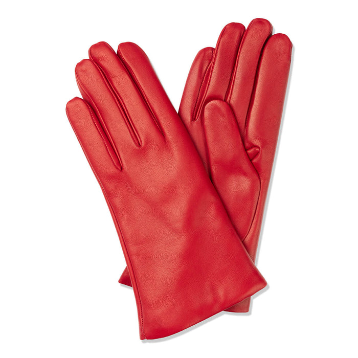 Women's red Gloves - Italian Leather - 'glovely' | Habbot – habbot