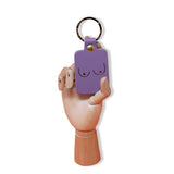 keyring - lilac
