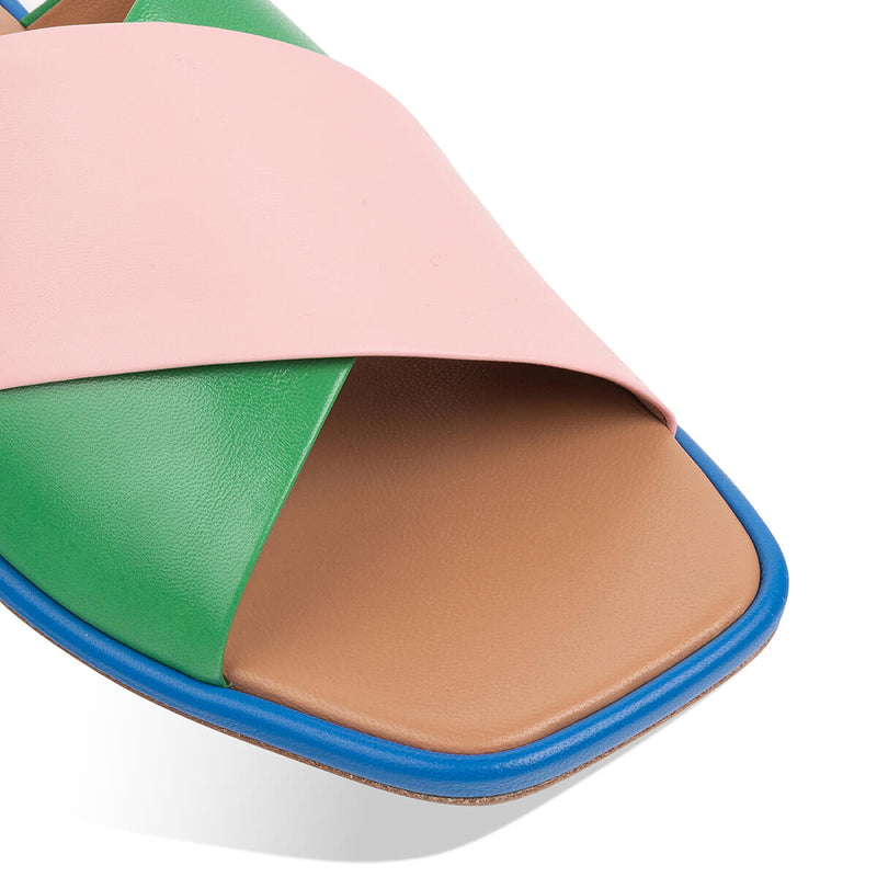lecci - pink green