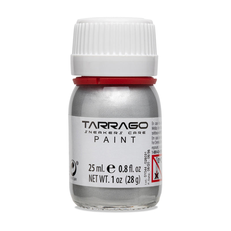 metallic leather paint aluminium silver