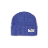 mohair beanie - blue