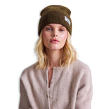 mohair beanie - khaki