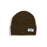 mohair beanie - khaki