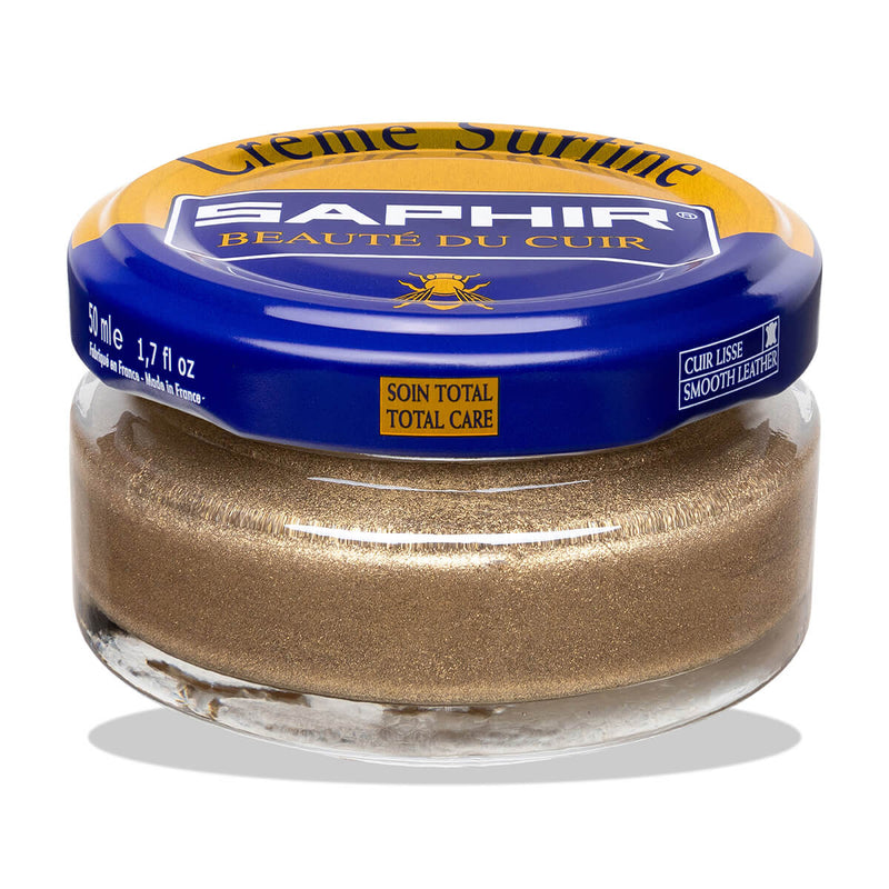 pale gold shoe polish
