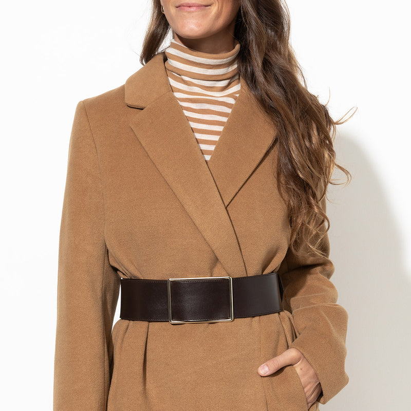 passera belt - dark brown