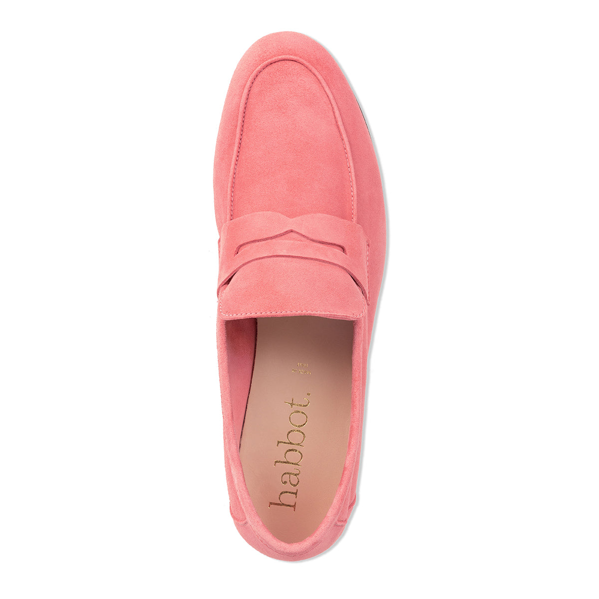 'paullo' women's soft pink suede loafers - made in Italy | habbot