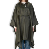 poncho - olive