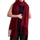 reykjavik scarf - burgundy
