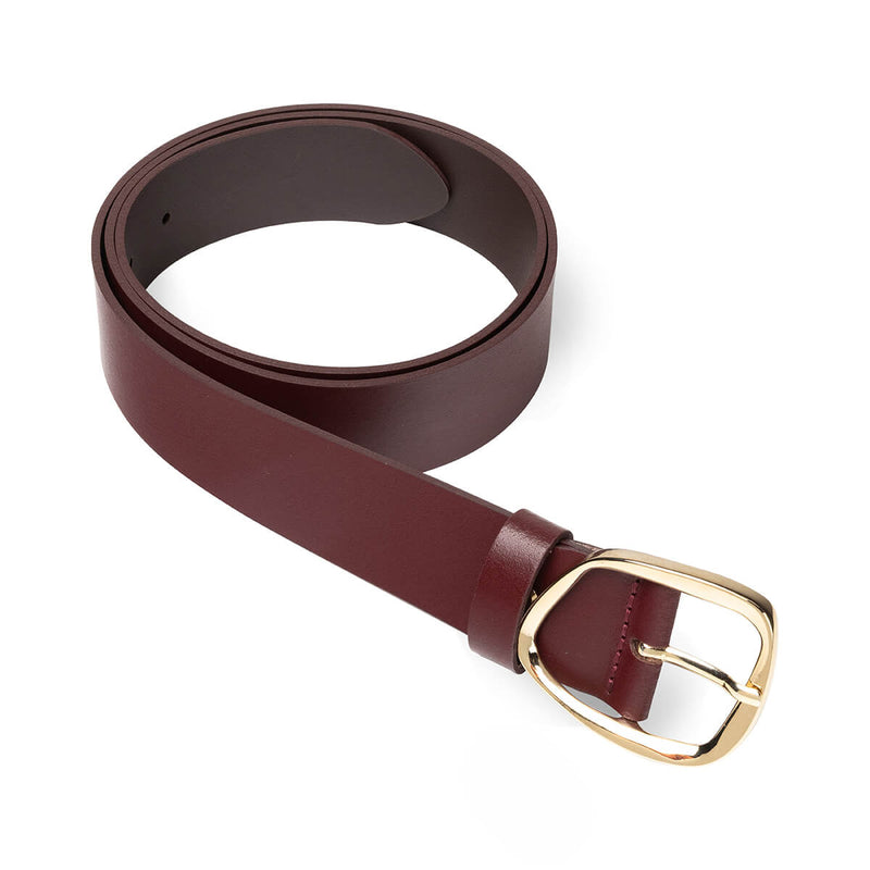 rione belt- burgundy