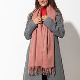 scarf - blush
