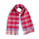 scarf - pink plaid