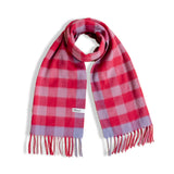 scarf - pink plaid