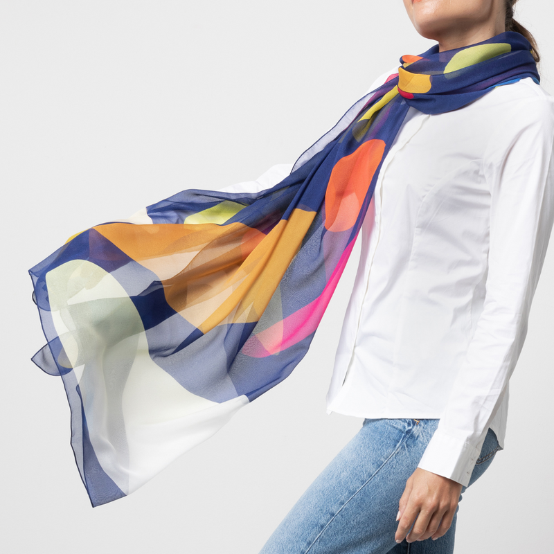scarf 11245 - blue