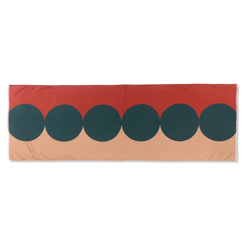 scarf reversible 70141 - choc green