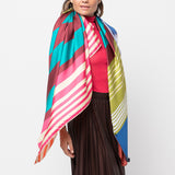 scarf reversible 70188 - blue