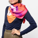 scarf reversible 70206 - orange