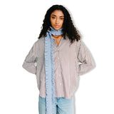 skinny scarf - blue