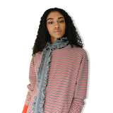 skinny scarf - grey