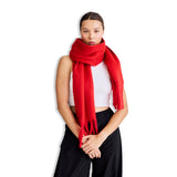 stockholm scarf - crimson red