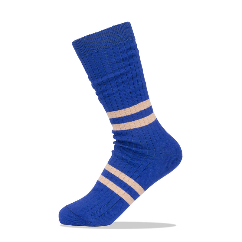 stripes - bright blue