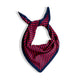 triangle scarf - navy red