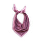 triangle scarf - pink stripe