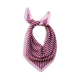 triangle scarf - pink stripe