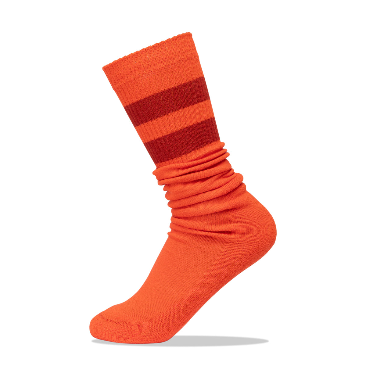 Unisex orange socks - cotton blend - 'tube sock' | Escuyer – habbot