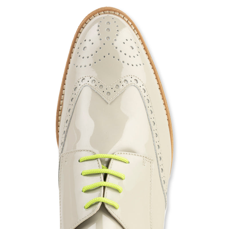 shoe laces - light green