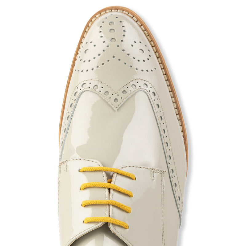 shoe laces - mustard