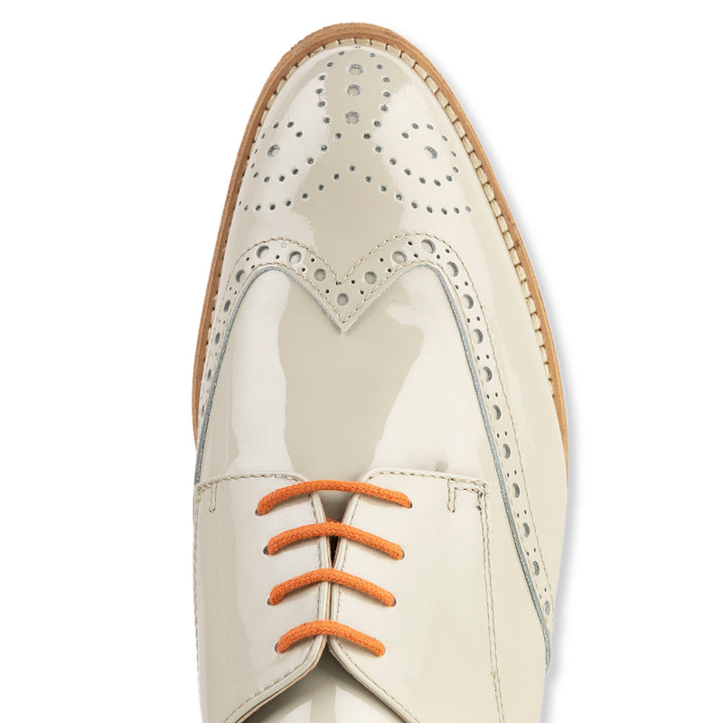 shoe laces - orange