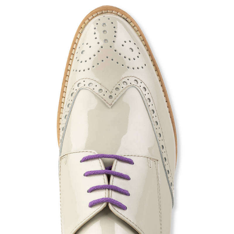 shoe laces - purple